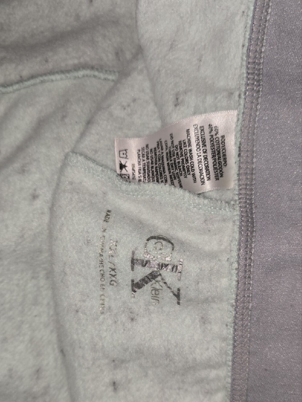 Calvin Klein Light Mint Heathered Drawstring Capris Size XXL - Picture 9 of 9
